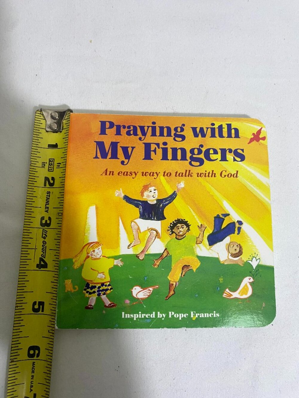 Praying With My Fingers Board Book Kids Christian Prayer Pope Francis Paraclete